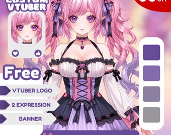 Custom VTuber Model | Anime VTuber Character | Custom Vtuber Avatar | PNGTuber Design | VTuber Character Commission