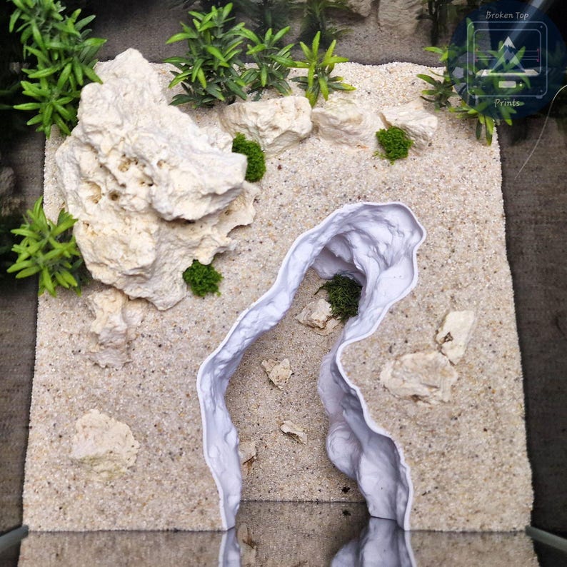 Mini Cave Underground Tunnel Cave Hardscape Decor | Substrate Stone Rift Hideout ...