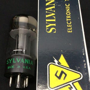 SYLVANIA 5V4GA Vintage Amplifier Radio VACUUM Tube Rectifier Tested 12.1153