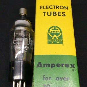 Tubo de vacío rectificador de vapor Amperex Holland 866 AX NOS con caja, probado.
