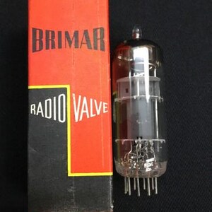 Valvola termoionica pentodo NOS BRIMAR 6AB8/ECL80 per radio, testata in Inghilterra 5.1694-D