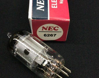 NEC Japan 6267 EF86 Mesh Plate O Getter Vintage Audio Vacuum Tube Tested 10.1359