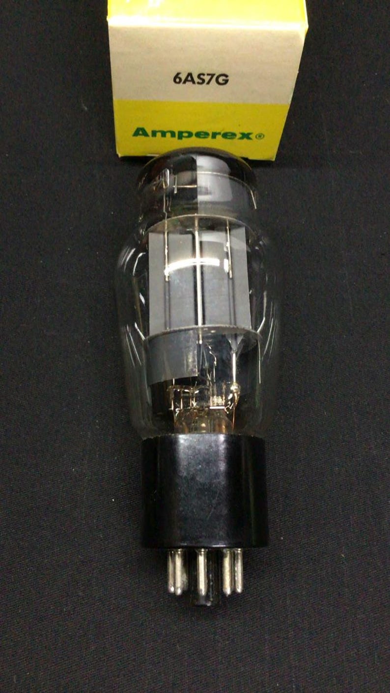 NOS Amperex 6AS7G (6080) Power Amplifier Vacuum Tube Tested S.9753 ...