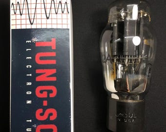 Tung-Sol 2A3 Vintage Coke Bottle Power Amplifier Vacuum Tube Tested I.7293-D