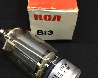 RCA 813 Vt-144 送信用真空管（箱付き、動作確認済み、U.1357）