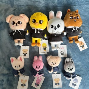Official SKZOO Magic School Straykids Plushies 10cm or 21cm Puppy