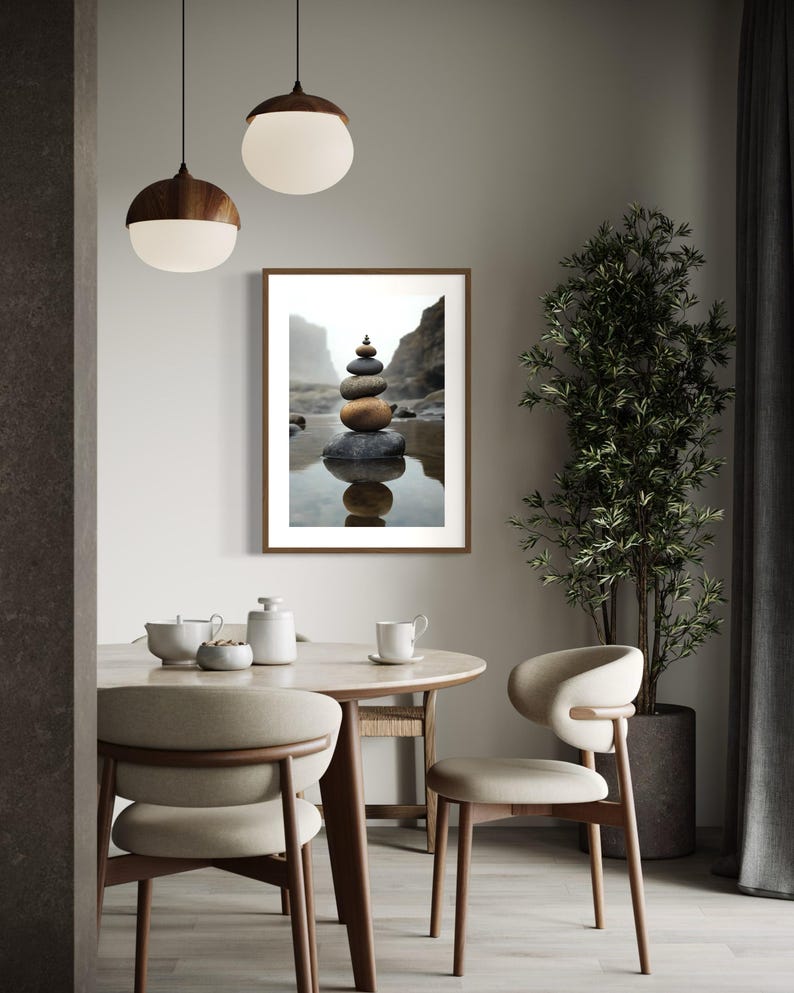 Spectacular Stones Tower Wall Art Digital Download Zen Stones Art ...