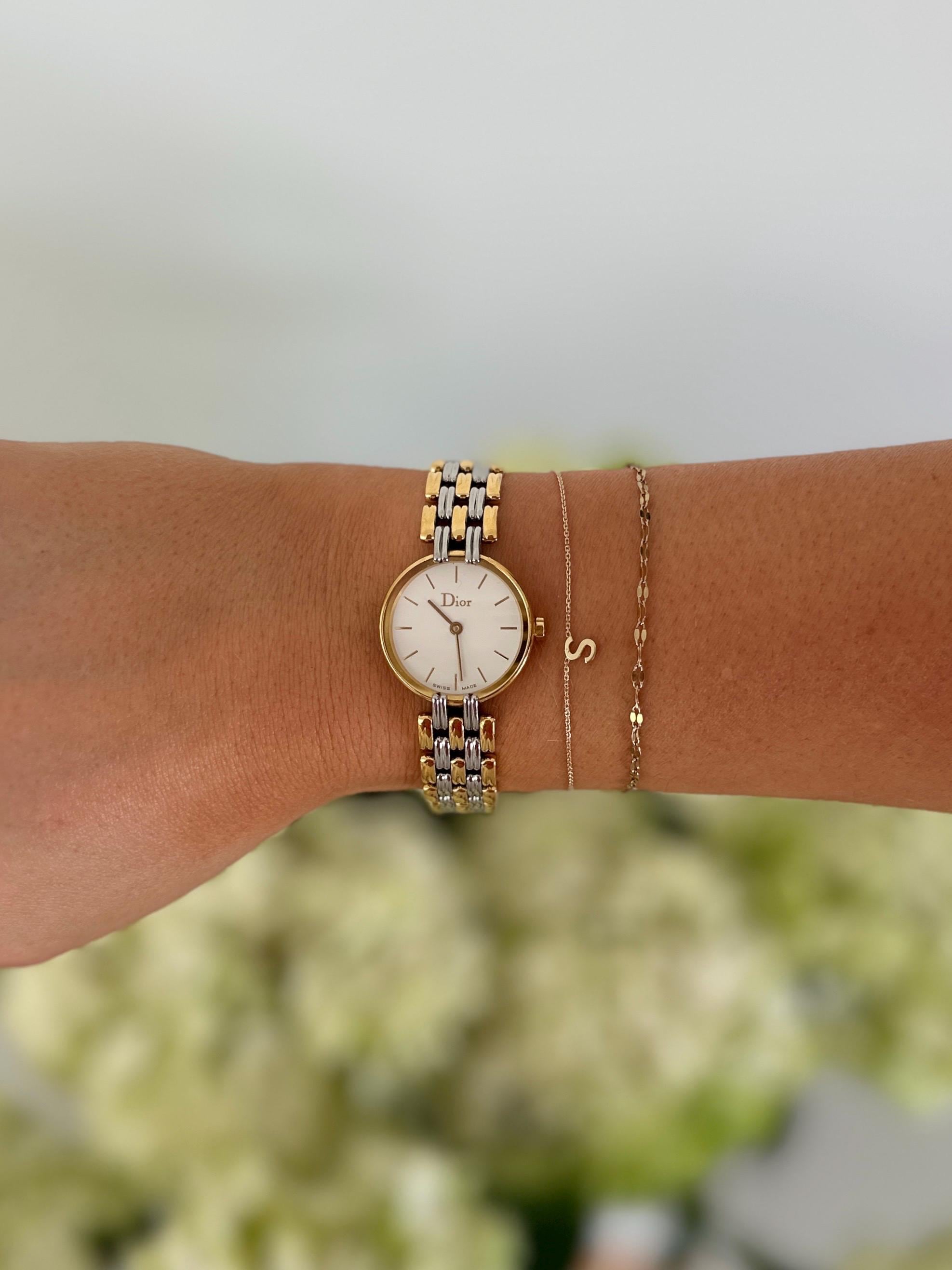 Authentic Vintage Dior Watch Two Tone - Rare - Etsy Canada display picture 3