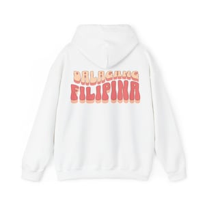 Dalagang Filipina Logo Hoodie, Philippine-Inspired Unisex Hooded Sweatshirt, Pinoy Pride Gift, Filipino Heritage Apparel, PH Culture Jumper,