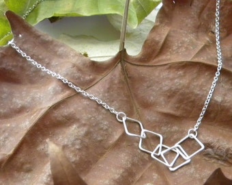 Five Square Necklace