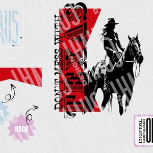 Non scherzare con il Texas PNG, disegni western, stile PNG country, disegno di concerto country, file PNG cowgirl