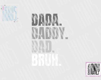 Funny Dad Shirt PNG, Bruh Fathers Day Shirt PNG, Funny Husband Gift, Funny Dad Gift, Daddy PNG