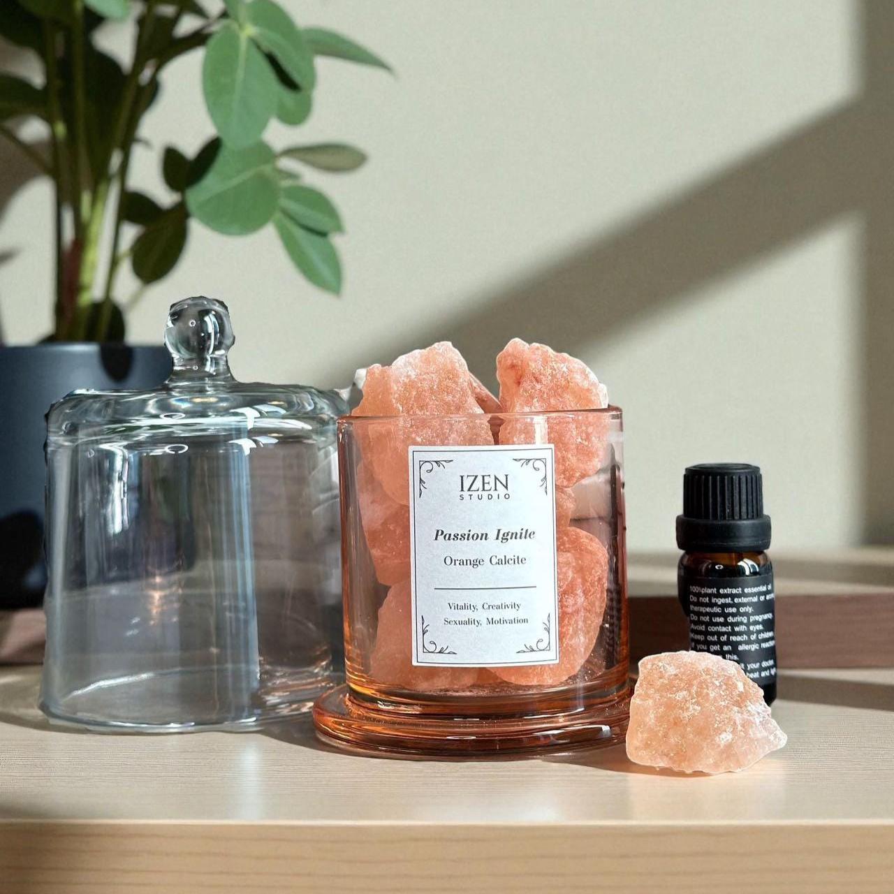 Crystal Essential Oils Diffuser - Healing Gemstone for Spiritual