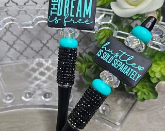 Inspirational Quote Pen, Black Ink, Graduation Gift