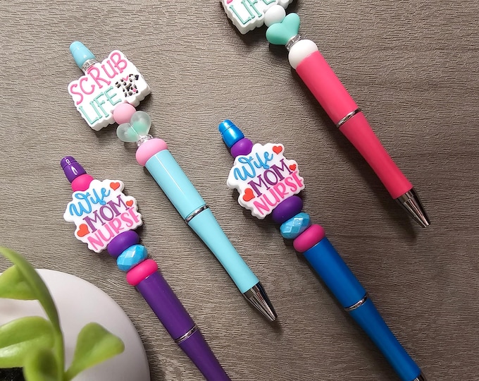 Featured listing image: Nurse Beaded Pens