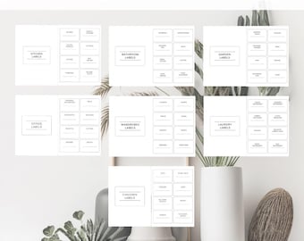 Minimale labels - Full House-pakket (350+ labels)