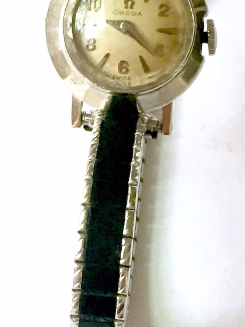 OMEGA 14k Gold wind up watch vintage Etsy
