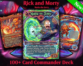 Norin the Wary Ri.ck and Mor.ty Proxy Commander Deck