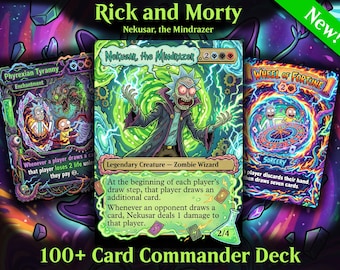 Nekusar, the Mindrazer Ri.ck and Mor.ty Commander Proxy Deck
