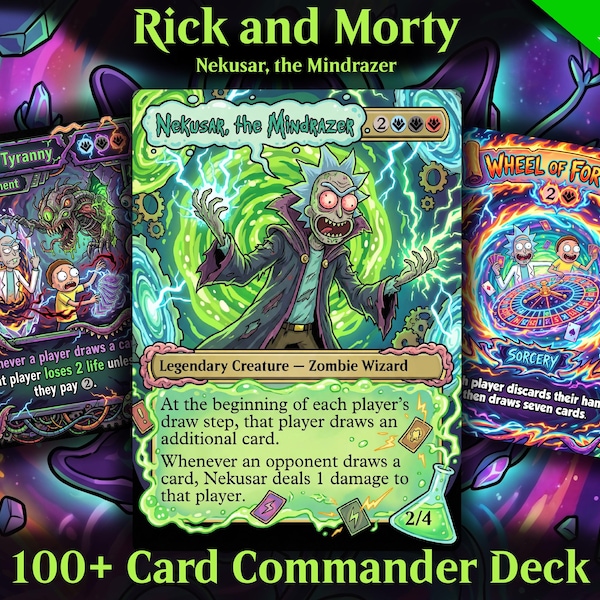 Nekusar, il Mindrazor Ri.ck e Mor.ty Commander Proxy Deck