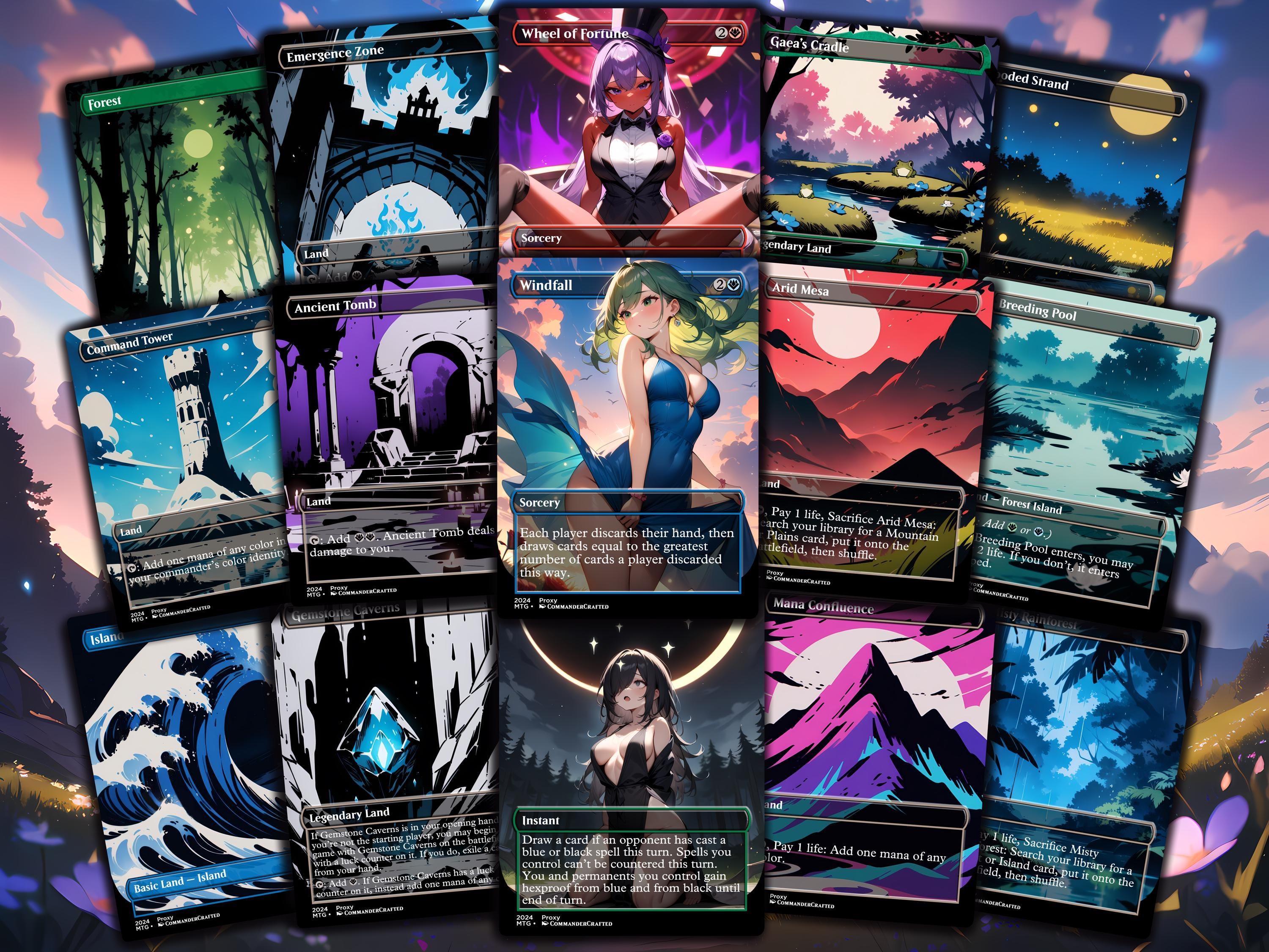 Flubs, the Fool CEDH Commander Deck: Custom MTG Proxy Cards - Etsy