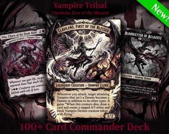 Vampire Tribal Clavileño Proxy Commander Deck