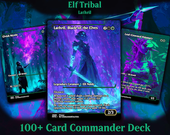 エルフの刃、ラスリル エルフ 部族 エルフ マジック MTG 統率者デッキ