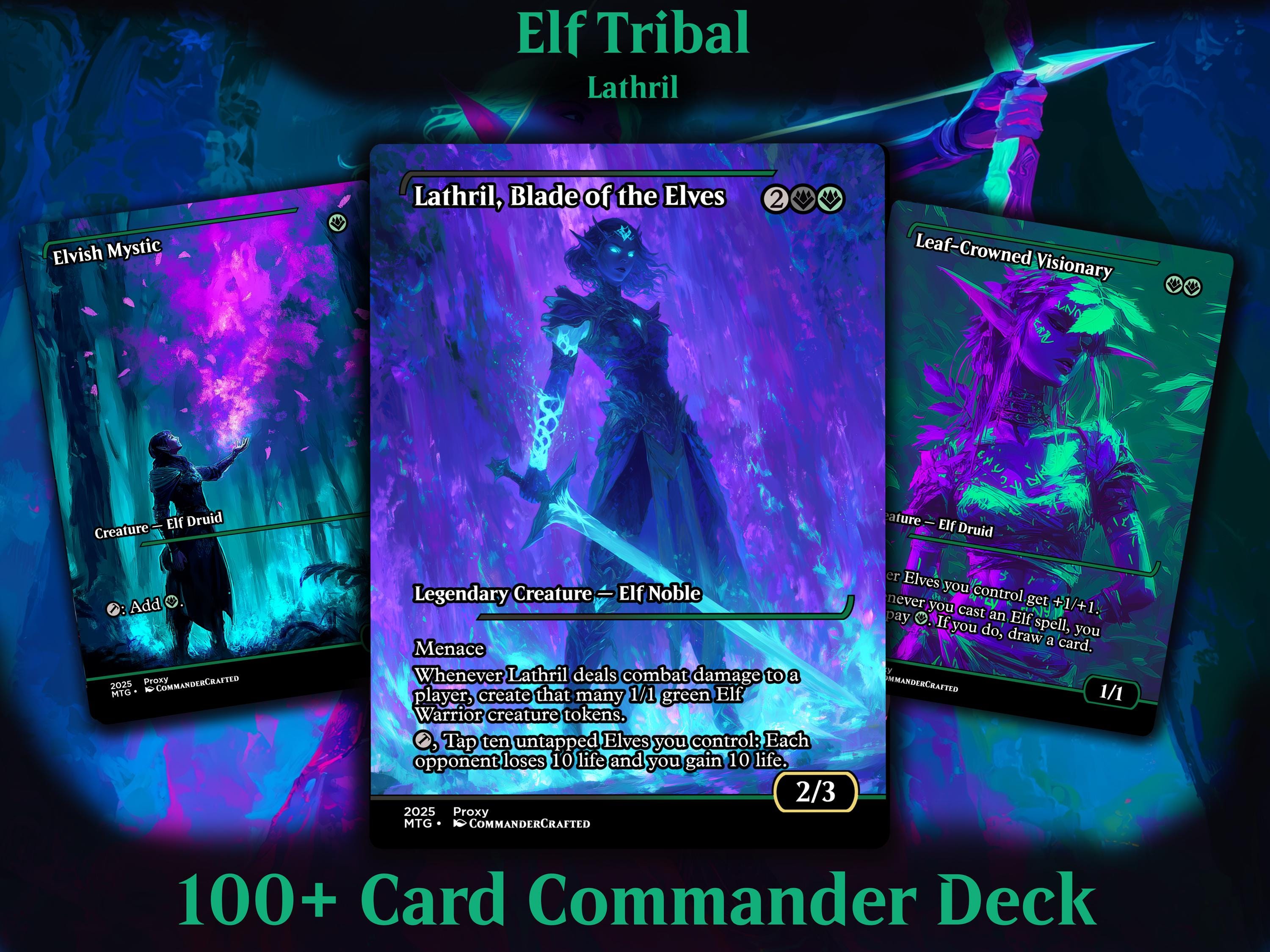 mtg commander tribal decks Tribal Knights Commander Proxy Deck main image 1