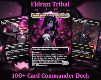 Eldrazi Tribal Commander Deck Ulalek, fused atrocity Complete EDH Deck Proxy Deck