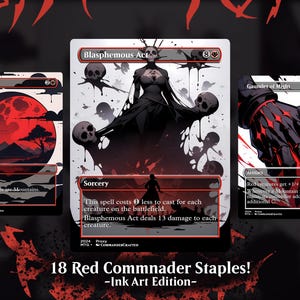18 Red Commander Staples INK ARTS