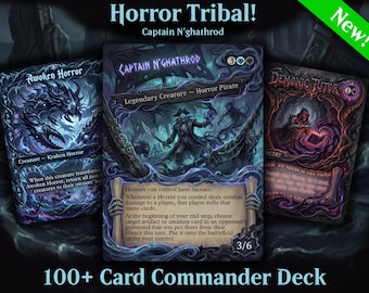 Deck mandataire capitaine N'ghathrod Horror Tribal Commander