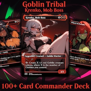 Goblin Tribal Commander Deck Krenko Mob Boss Compleet EDH Deck Proxy Deck