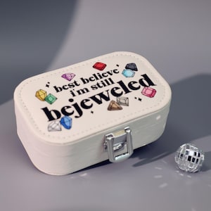 Eras Tour Inspiriert mittelgroße Bejeweled Schmuckschatullen, Freundschaft Armband Box Halter, Reise Schmuckschatulle, Schnalle Schmuckschatulle, Schmuckschatulle
