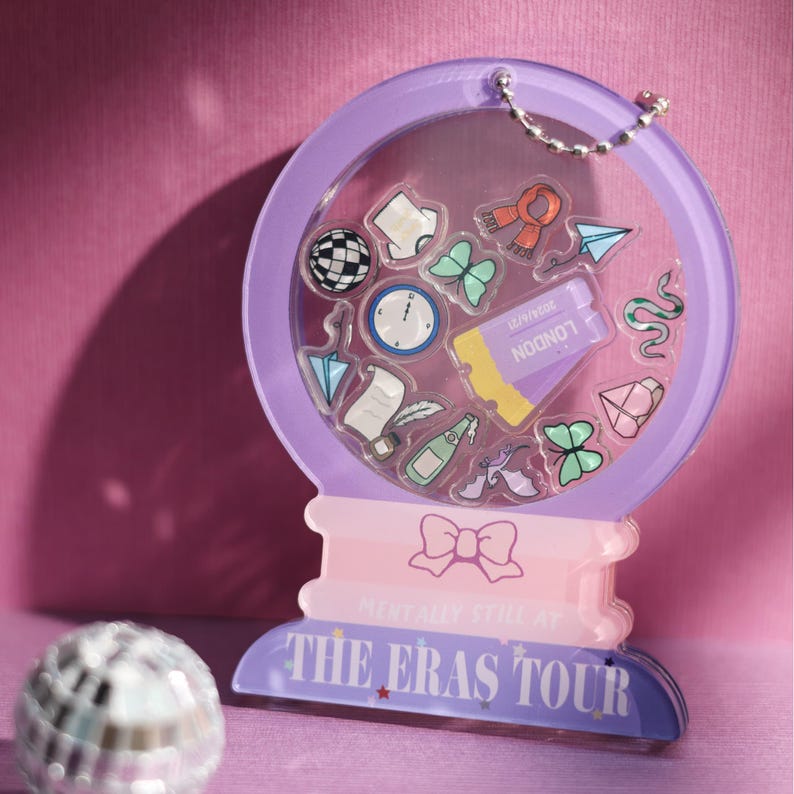 Custom 2024 Eras Tour Ornament,acrylic Shaker Ornament, Christmas