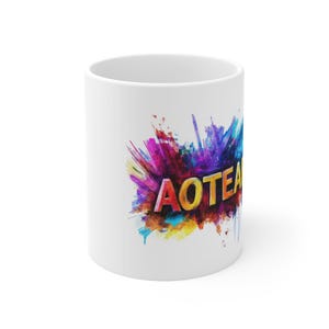 11oz Ceramic Coffee Cups -  Durable, Stylish Mugs for Coffee & Tea Lovers”