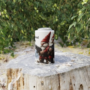 Stubby Cooler | Security Gnome Design, Insulated Beverage Holder, Perfect Gift for Garden Lovers & BBQ Fans