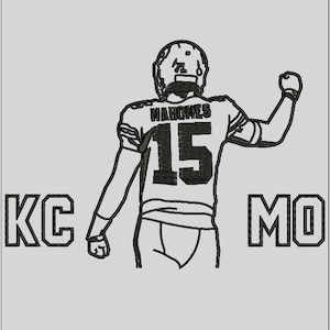 Chiefs embroidery file