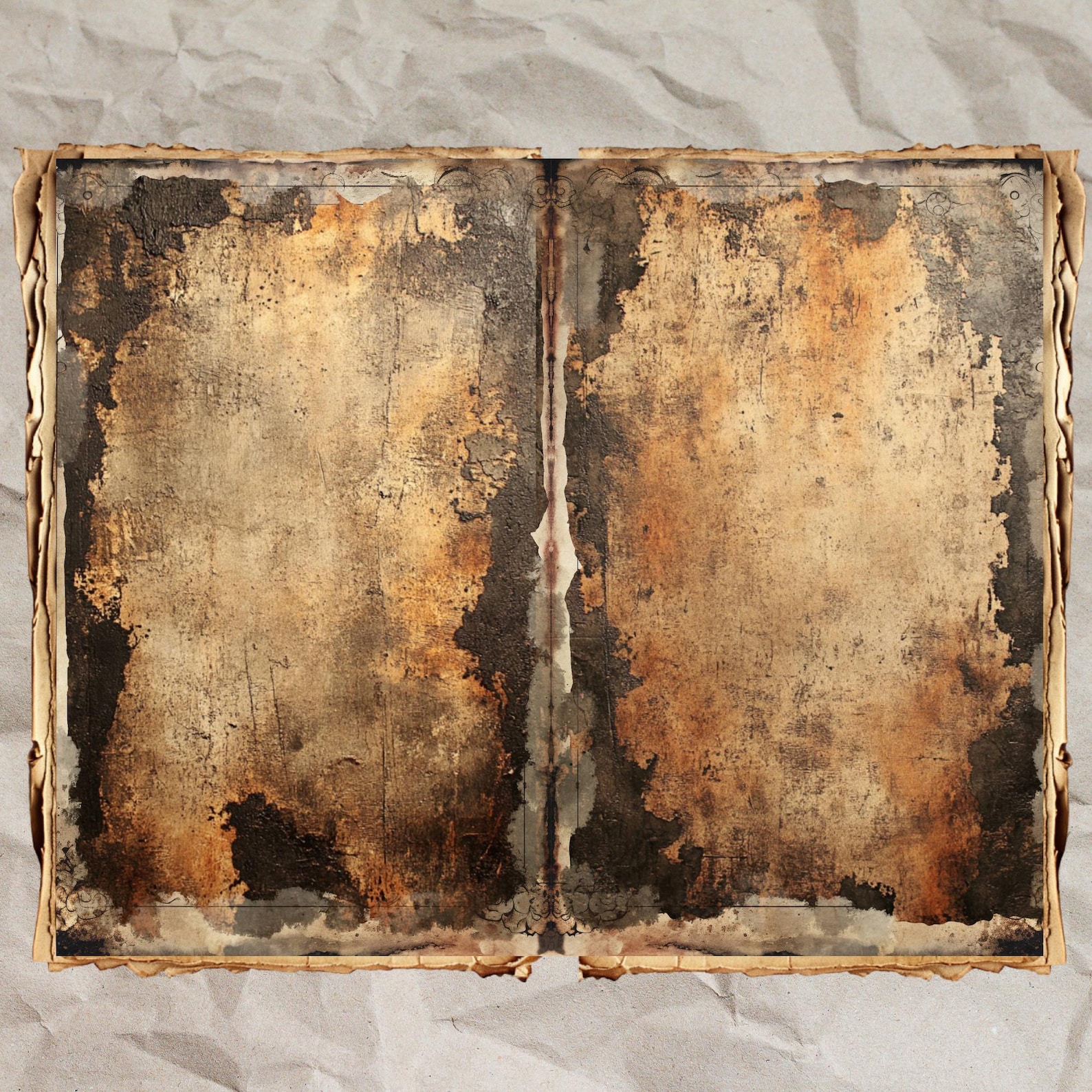 Vintage Wallpaper Textures: Shabby Chic Junk Journal Pages (digital ...