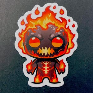 Fire Elemental Sticker, 3x3 in.