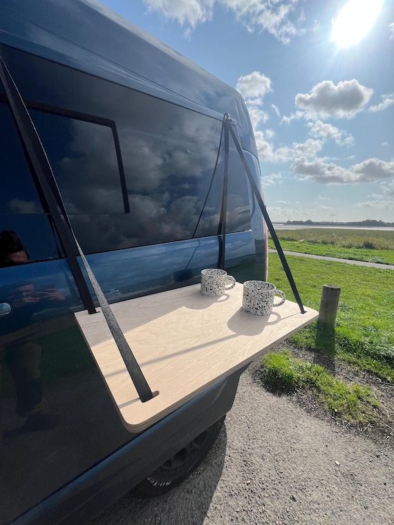 Campervan or Camping table Hanging adjustable outdoor table for vanlife