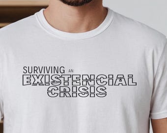 S/W T-Shirt minimalistisches Design von S/W (Überleben einer weiteren Krise).