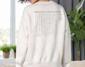 Bewusst der Unbewussten Reise gemütliches Sweatshirt. Ein Puzzle des Bewusstseins