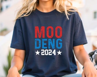 Moo Deng Bootleg Rap Shirt Vintage 90er Jahre Grafik T-Shirt Süßes Moo Deng Sweatshirt Lustiges Bootleg T-Shirt Baggy Tshirt Meme Shirt Lustige Geschenkidee