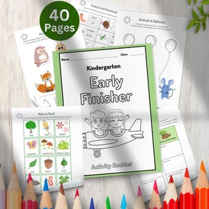Feuilles d'activités pour les jeunes débutants, feuille de calcul imprimable, cartable d'apprentissage, programme préscolaire, activités pour la classe de maternelle, pdf