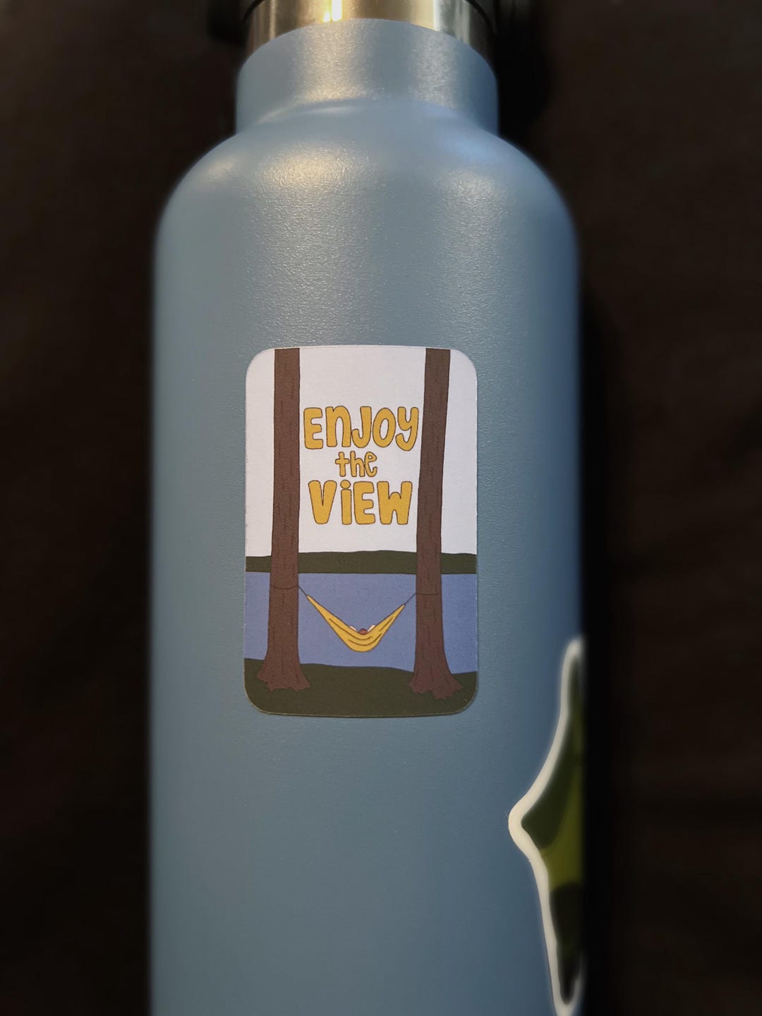 Enjoy the View // Lakeside Hammock Sticker // Weatherproof Sticker // 1 ...