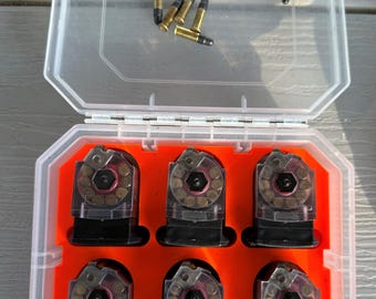 Ruger 10/22 Magazine Storage. For Use with Bumper Installed.  Insert and Case Included.