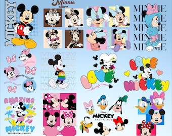 Mickey Mouse SVG Bundle, Birthday T-shirt, Tumbler Mug (svg, png, dxf)