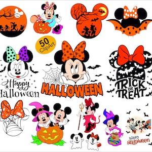 Halloween Mouse And Friends Svg Bundle, Trick Or Treat Svg, Spooky Vibes Svg, Halloween Family Trip Svg Halloween Mickeyy Png, Halloween Svg