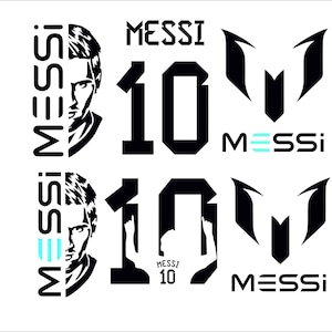 Messi 10 Mia mi 2023/2024 svg png dxf | Cut File for Cricut | Download for Cricut, Silhouette