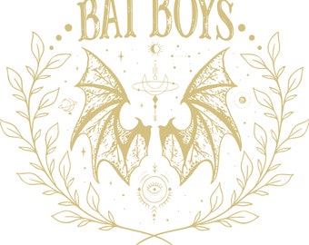 Bat Boys SVG PNG: Acotar bokliga skjortdesigner